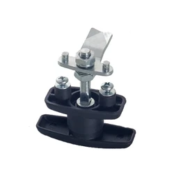 t handle Latch/Lock Keyed Alike Black Coated Fit for Cabinets Garage Letter-box Drawer File cabinet Wardrobe