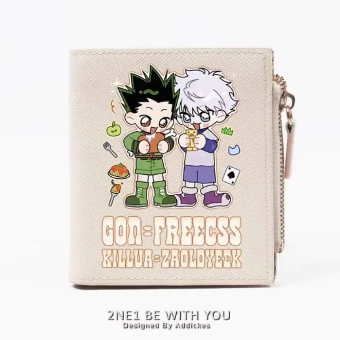 

HUNTER×HUNTER Killua Zoldyck GON·FREECSS модный кошелек из искусственной кожи кошелек для карт монета на молнии сумка для денег косплей подарок B1914 аниме