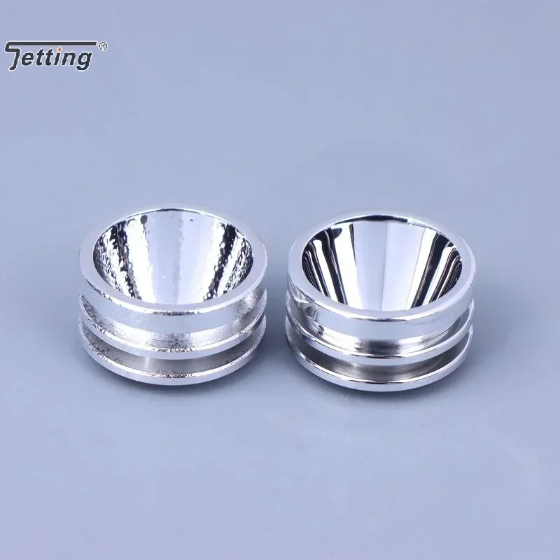 S5 20mm Riflettore liscio Torcia LED Riflettente Tazza Riflettore Arco Liscio Buccia d'arancia Foro LED 7mm