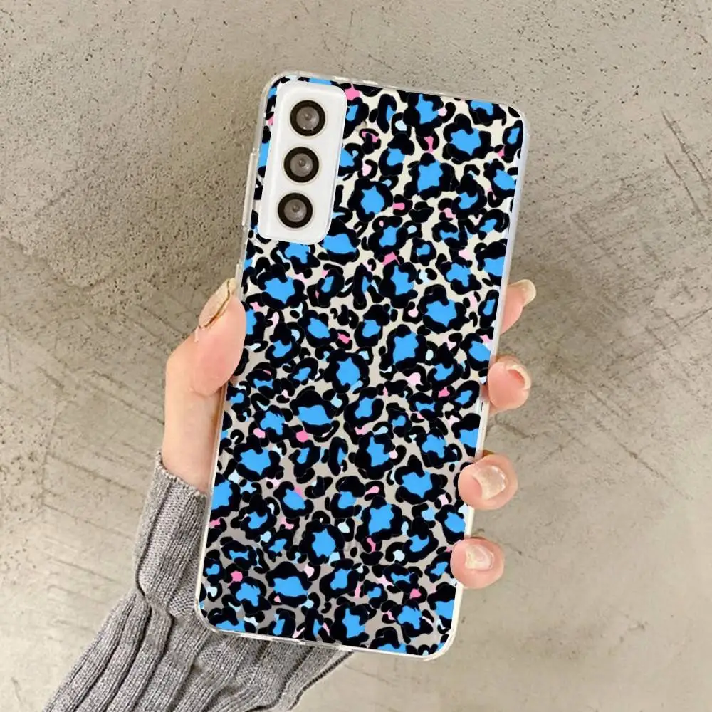 الموضة الجمالية ليوبارد طباعة تصفيح جراب هاتف لسامسونج S 20 30 21 22 23 24 A 30 50 31 32 51 70 71 72 73 الترا زائد لايت #4
