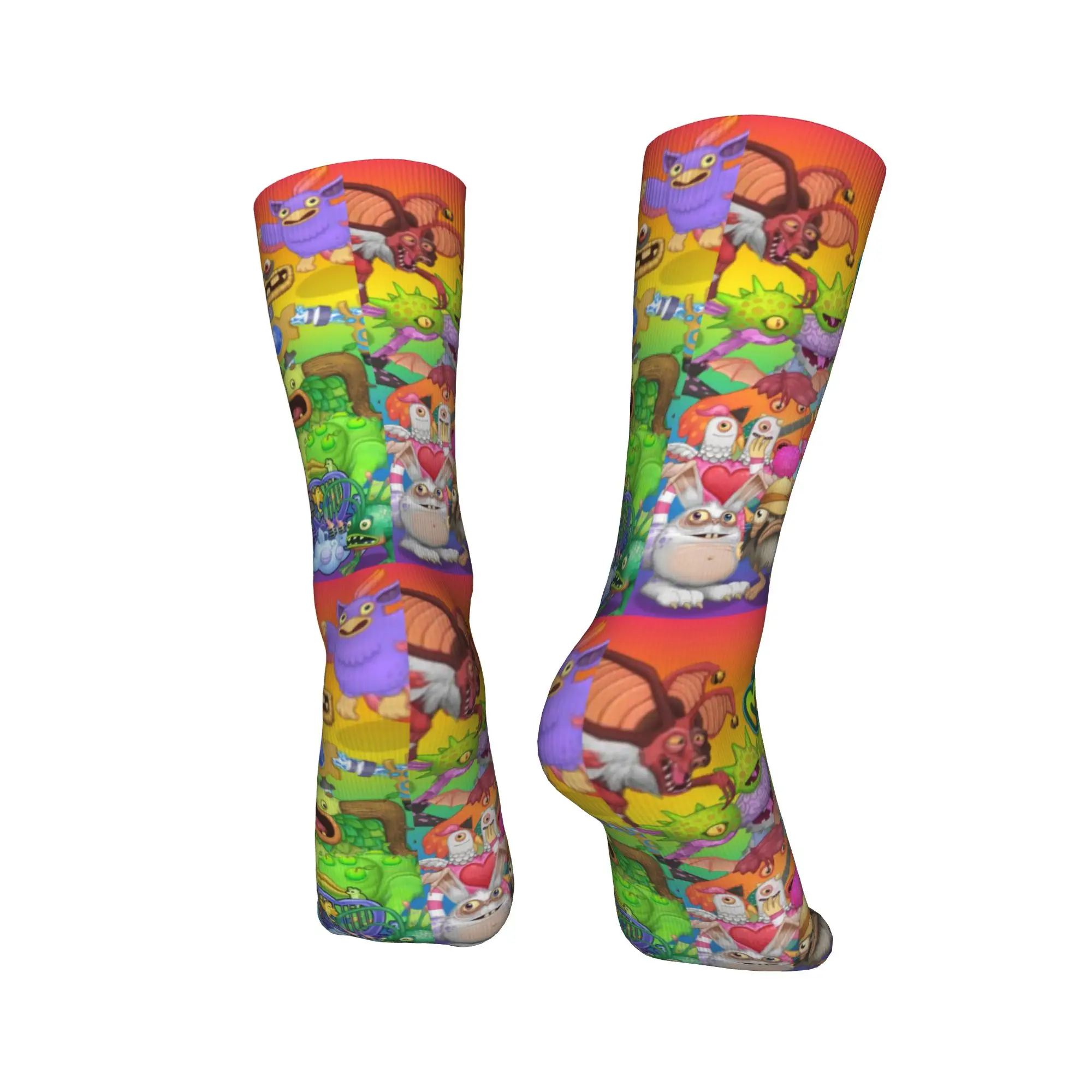 بلدي الغناء وحوش الجوارب الشتاء جوارب أزياء للجنسين الرجال الجوارب الناعمة الدافئة تصميم الجري المضادة للانزلاق الجوارب