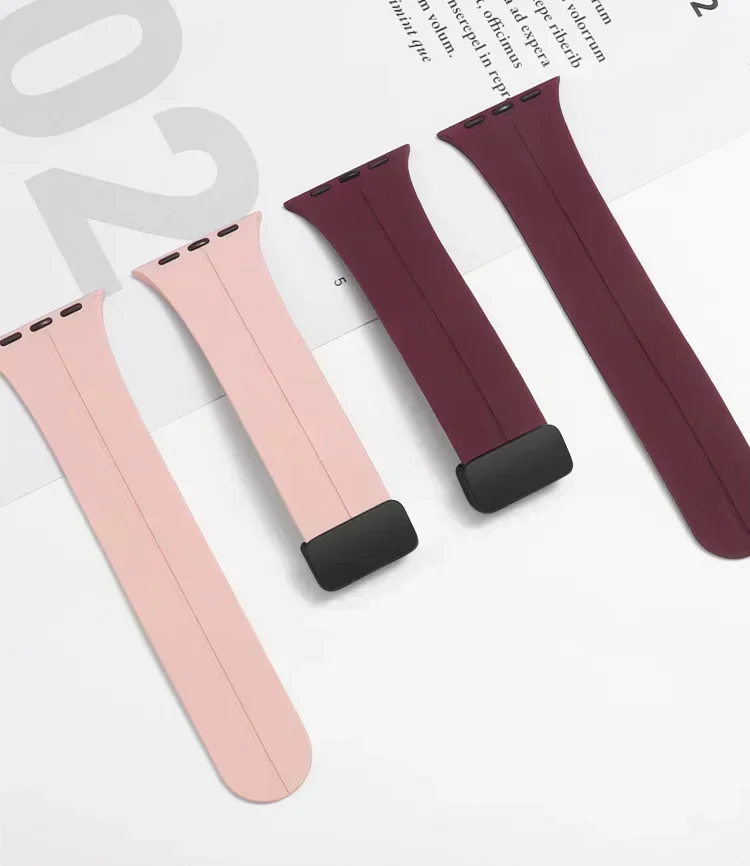 ل أبل حزام ساعة اليد 45 مللي متر 44 مللي متر 46 مللي متر 41 مللي متر 40 مللي متر 42 مللي متر 38 مللي متر 49 مللي متر المغناطيسي مشبك الفرقة سوار iWatch سلسلة الترا 2 10 9 8 SE 7 6