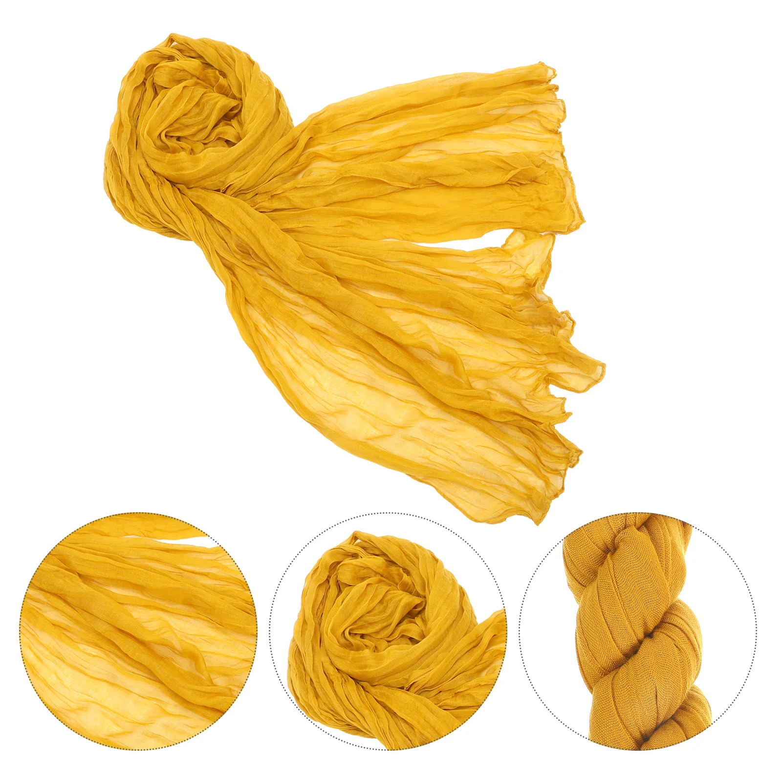 

2Pcs Boho Style Table Runner Rustic Gauze Table Cover for Wedding Party Dining Room Kitchen Decorative Tablecloth