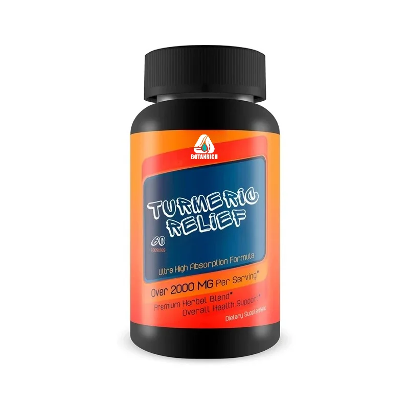 Turmeric Relieve - Turmeric Curcumin Supplement for Immune Support - Helps with Discomfort and Inflammation Health