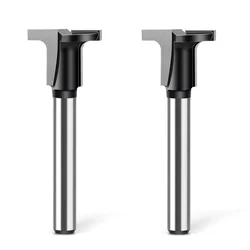 1pc 1/4 Arc Bending Router Bit Wood Veneer Crystal Plate Curved Bending Woodworking T-half Round Flat Slotted Milling Cutter