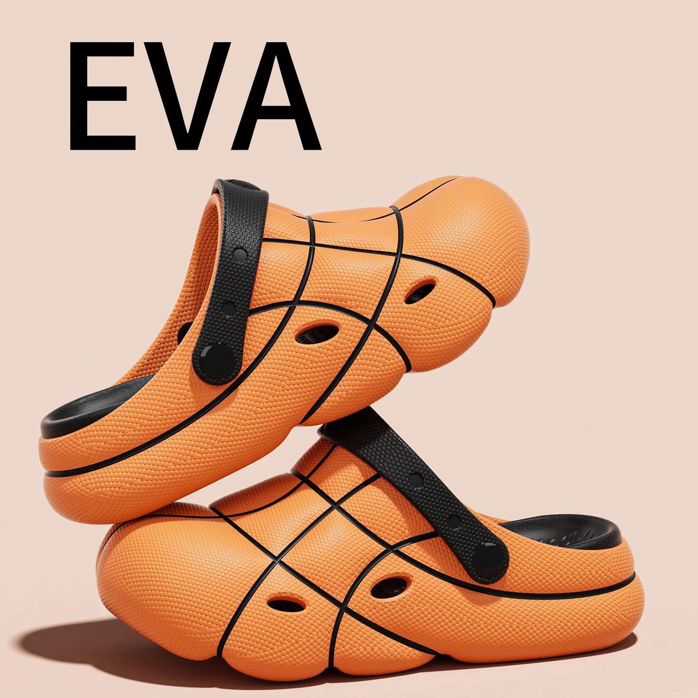 

Men Basketball Slippers Sandals 4.0cm Thick Platform EVA Slides Sports Summer Shoes Non Slip Garden Clogs Beach Footwear Man Boy