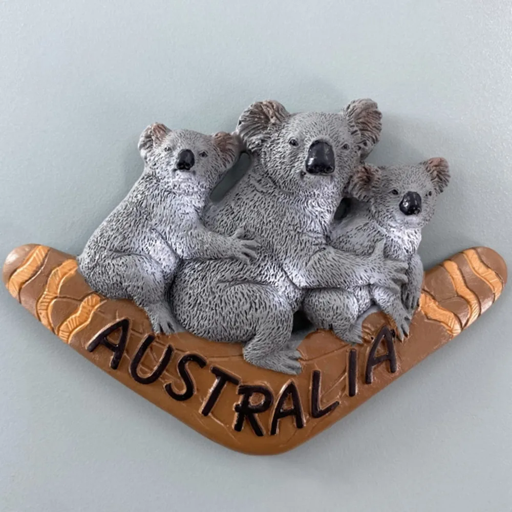 Oceania Australia 3D Fridge Magnets Tourism Souvenir Refrigerator Magnets Sticker Collection Handicraft Gift Decoration Articles