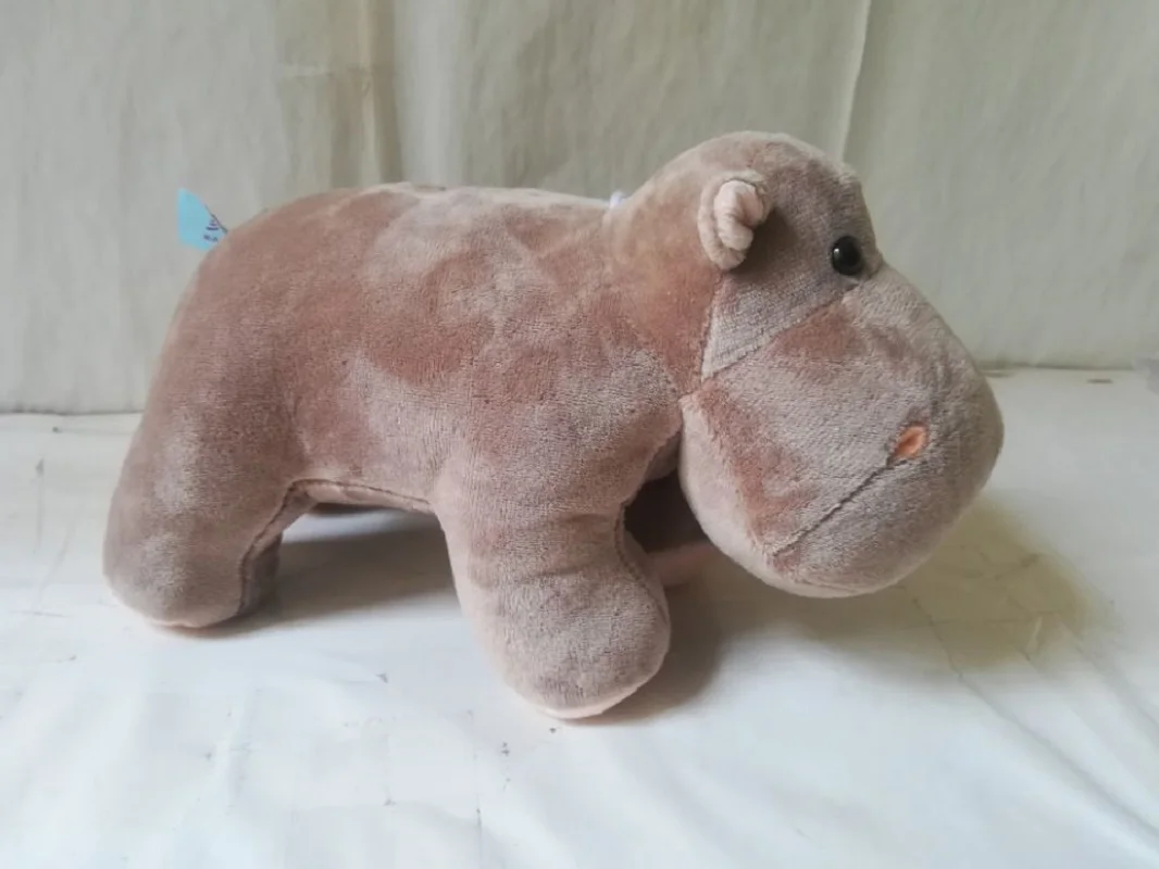 

About 25cm Lovely Hippo Plush Toy Sucking Disc Hippo Soft Doll Baby Toy Birthday Gift h2375