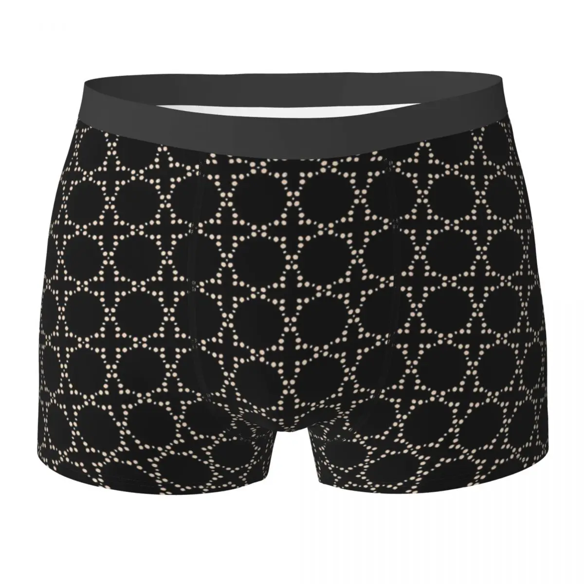 Tribal Print Underwear Vintage Ring Pouch Hot Trunk Print Shorts Briefs Cute Male Panties Big Size