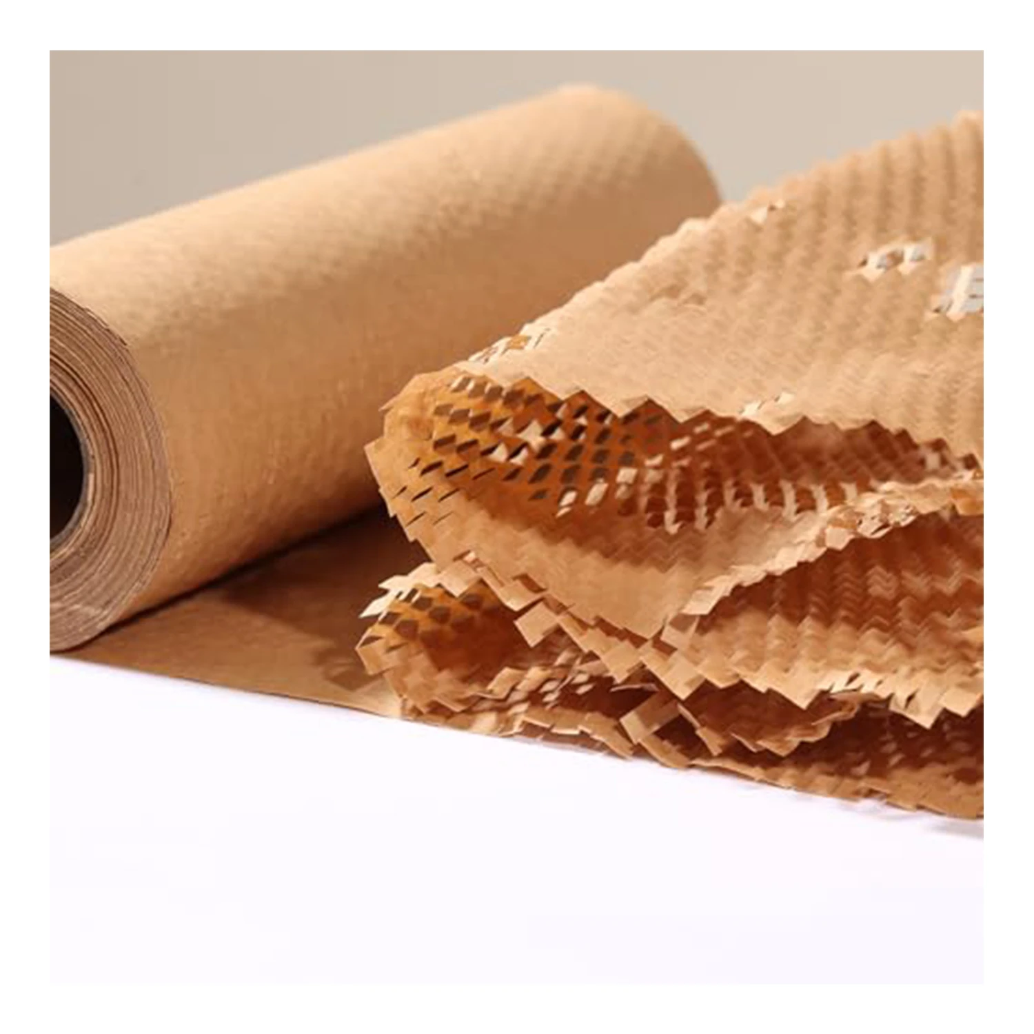 Honeycomb Packing Paper Sheets for Moving Sustainable Alternative to Bubble Cushioning Wrap for Shipping Box Protective Roll