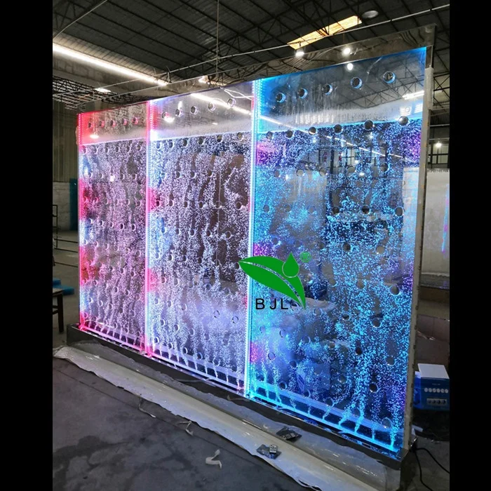 Personalizzazione. Nuovo design Interni Bar Mobili Divisorio Multi colore Led Acrilico Pannello a bolle d'acqua da parete