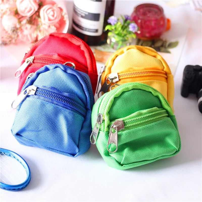 Miniature Soldier Backpack for 6-Point Doll Dollhouse Tiny Backpack Scene Decoration Model