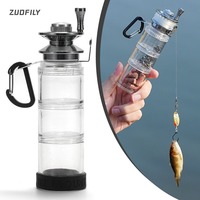 Fun Fishing Rod Detachable Fish Gear Lure Hook Storage Bottle Outdoor Camping Multifunctional Fishing Device for Angler Pesca