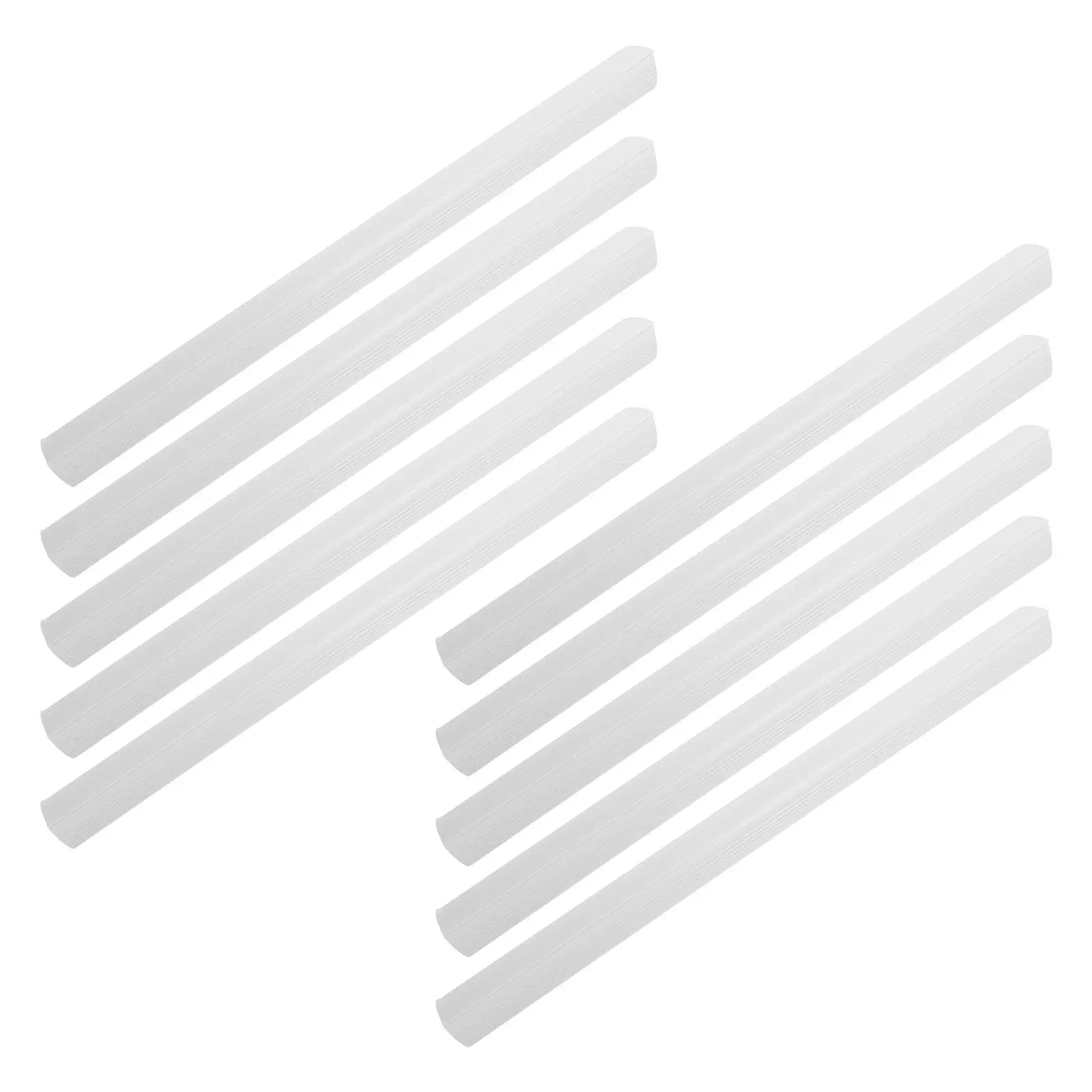 10個入り-バインディングバー-プラスチックスライドグリップ-スパインクリップ-23mm-a4用紙整理-学校-オフィス用-a4バインディングバー-ペーパーバインダークリップ