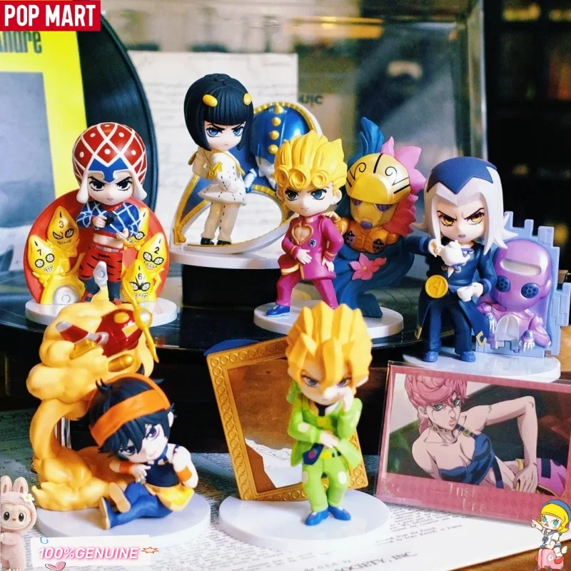 

POP MART Gong Jojo'S Bizarre Adventure Golden Wind Series Blind Box Mystery Box Guess Toys Bag Ornament Figurines Girl Kid Gift