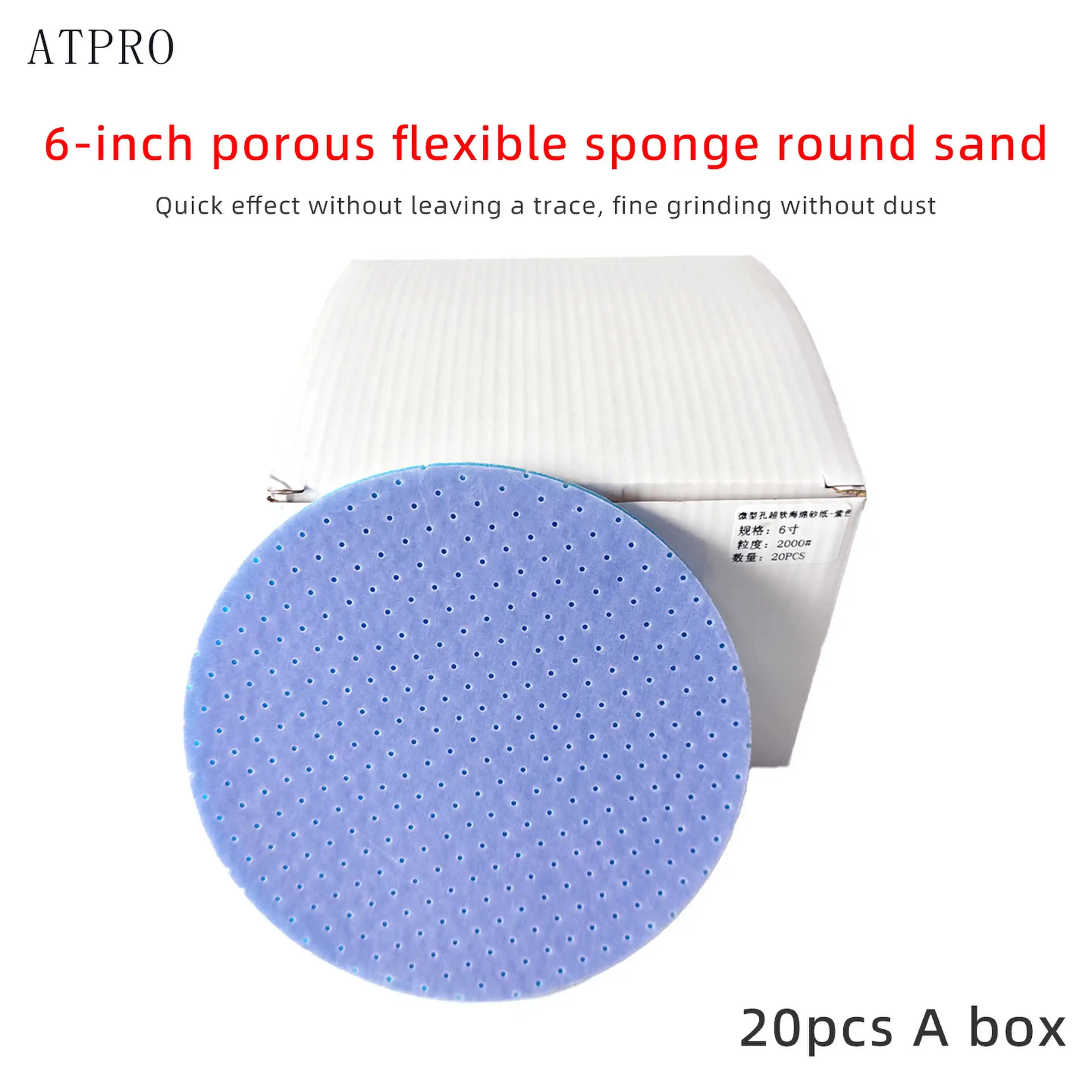 

Flexibility Sanding disc Grinding Disc Polishing Sheet Hook and loop P600-3000 6In 150mm for Festool/MIRKA/3M ect sander