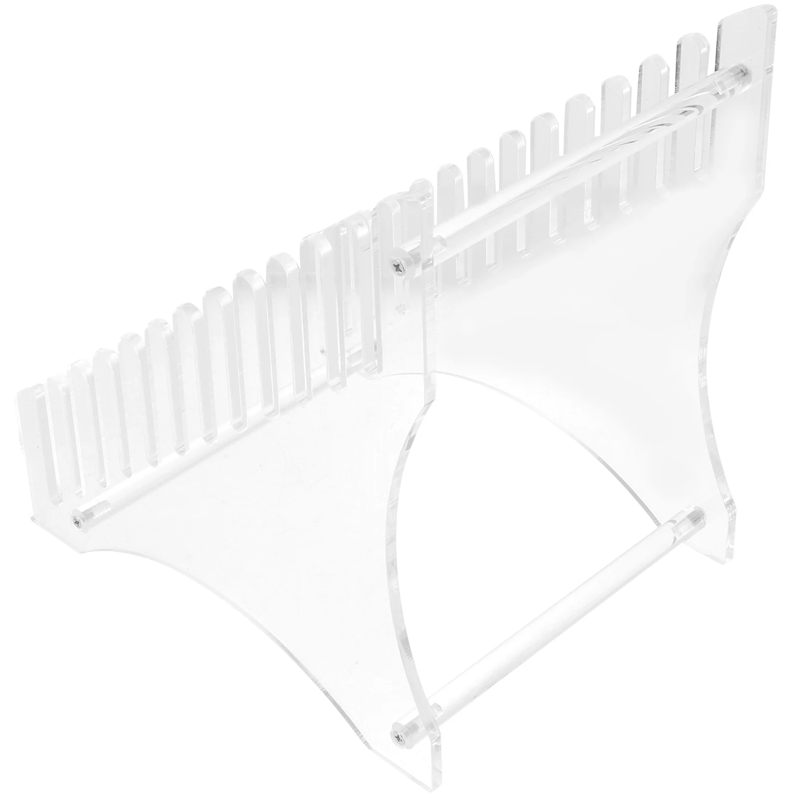 Sturdy Acrylic Record Display Rack Desktop Multi-Tiered Organizer Vinyl Record Shelf Vertical File Magazine Holder For Home