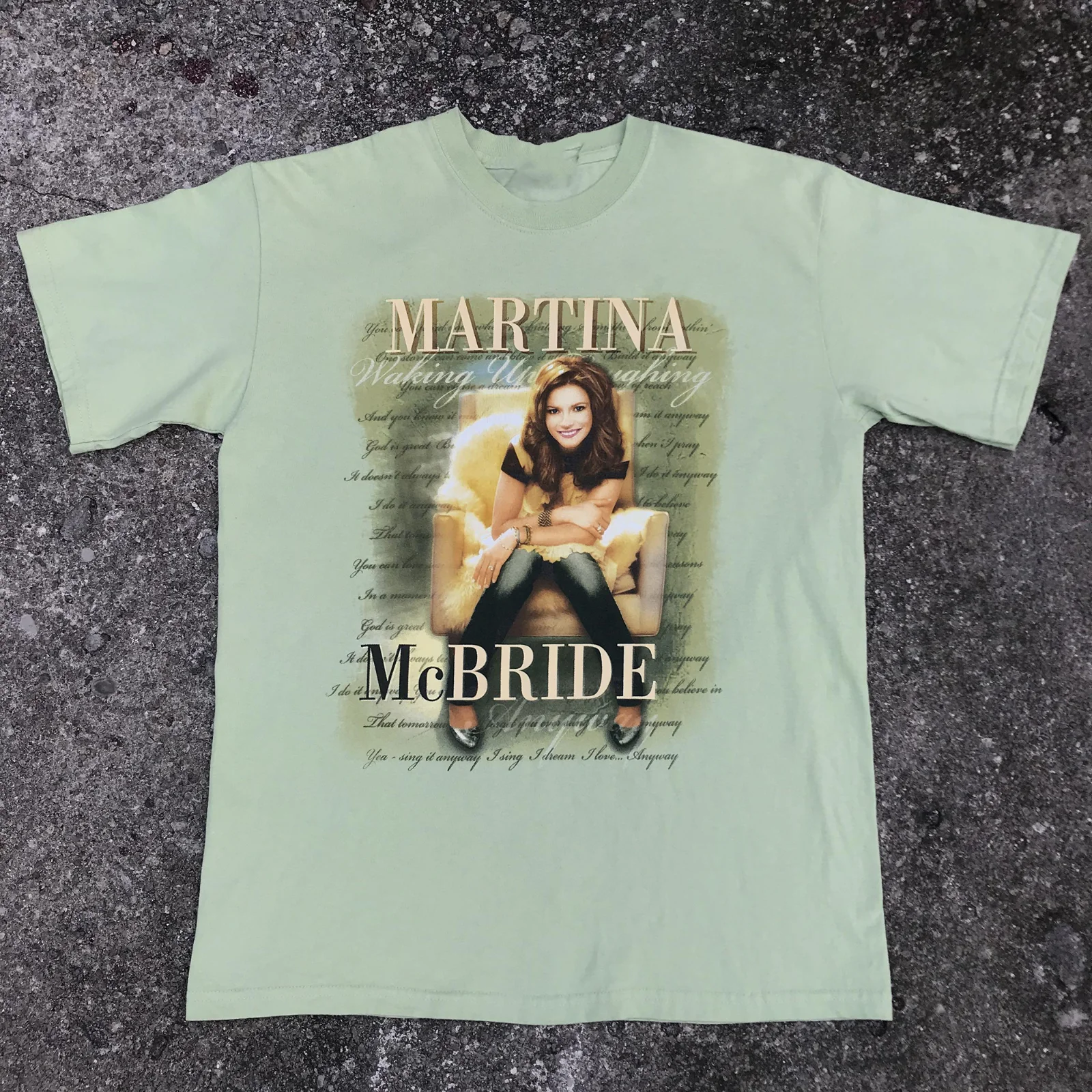 Martina McBride Tour Gift For Fan S to 5XL Green T-shirt TMB3079