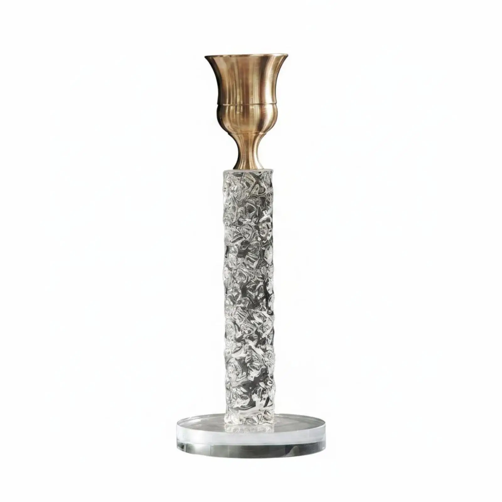Crystal Candlestick in Nordic Style, Elegant Candlestick For
