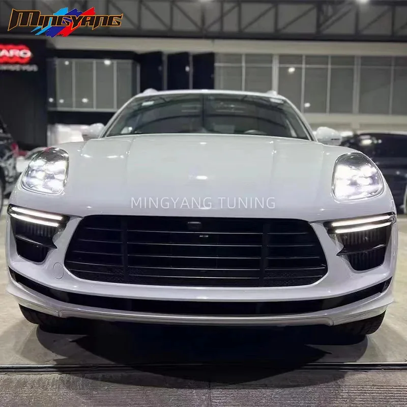 ملحقات مصدات السيارة مصابيح أمامية LED طقم هيكل لترقية 14-21 95B.1 95B.2 95B إلى 21 طقم هيكل تجميل توربو #4