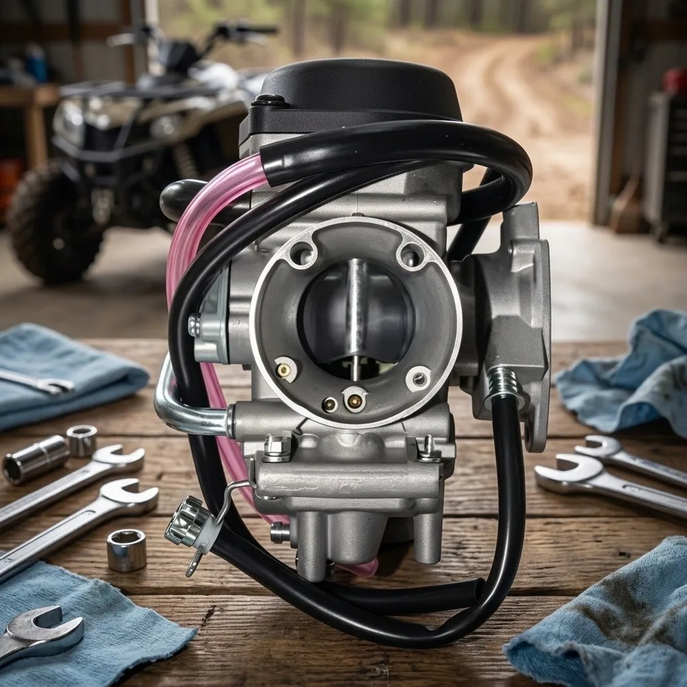 PD36J Carburetor 36mm for Suzuki LTZ400 Compatible with 400cc Engine Proper Fuel Delivery and Stable Performance