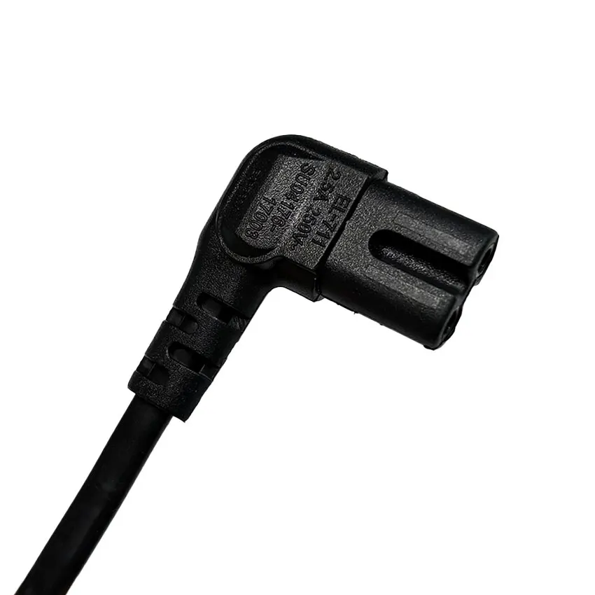 C7 90 Degree Angle AC Power Cord for Samsung Philips Sony LED TV EU Schuko CEE7/16 to IEC C7 Power Lead Adapter Cable VDE Cord