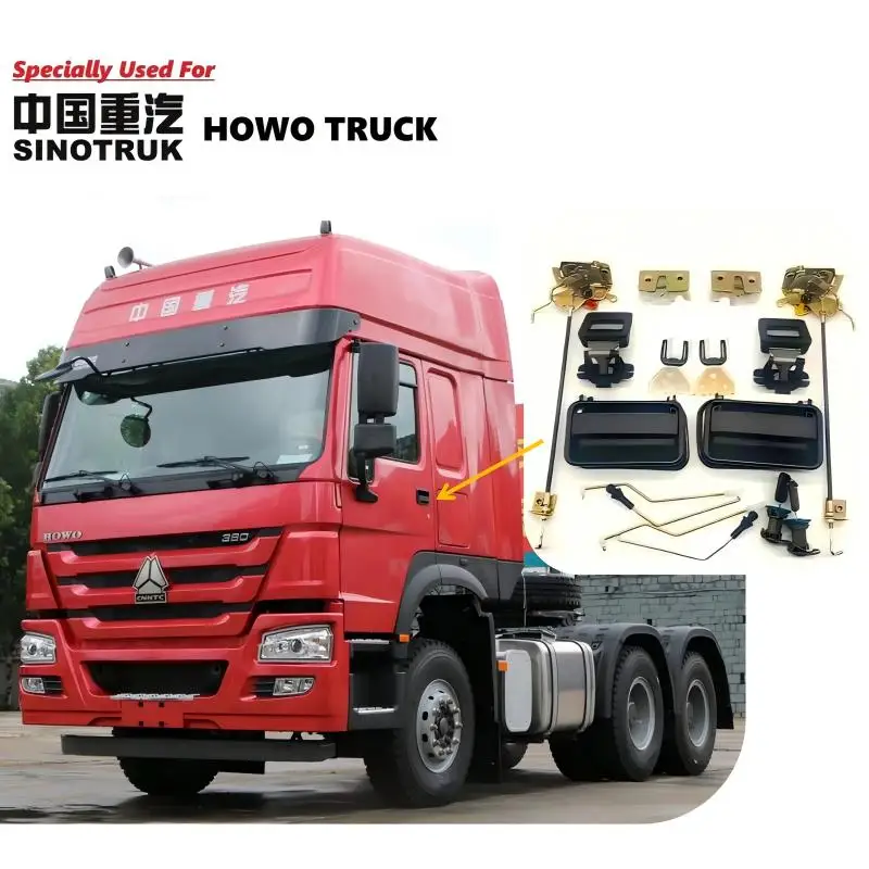 Specially Used For SINOTRUK HOWO Truck Original Quality Door Lock Assembly WG1642341001 For HOWO 340 371 380 420HP