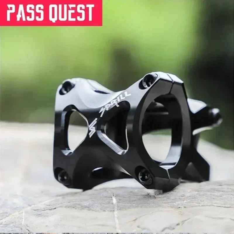 PASS QUEST Mountain Bicycle 28.6mm*35mm Caliber Handlebar Stem Riser Table Aluminum Alloy Cycling Pipe MTB Road Bike Stem Parts