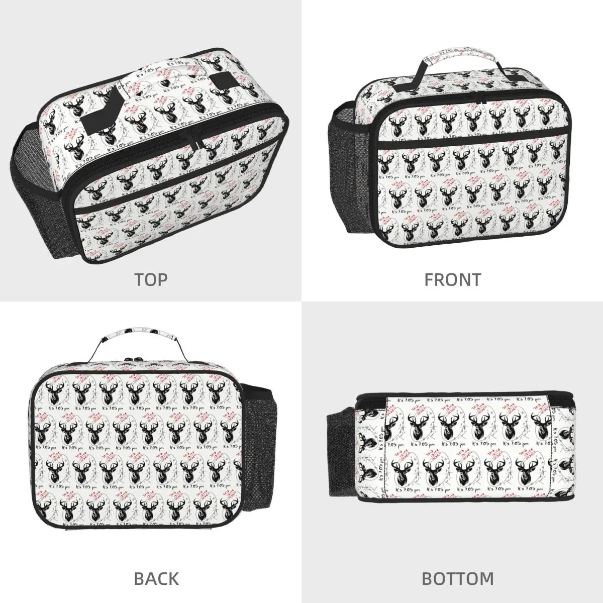 Hannibal Mads Mikkelsen Insulated Lunch Bag for Kids School Cooler Thermal Food Box Tote Portable Lunch Boxes Container