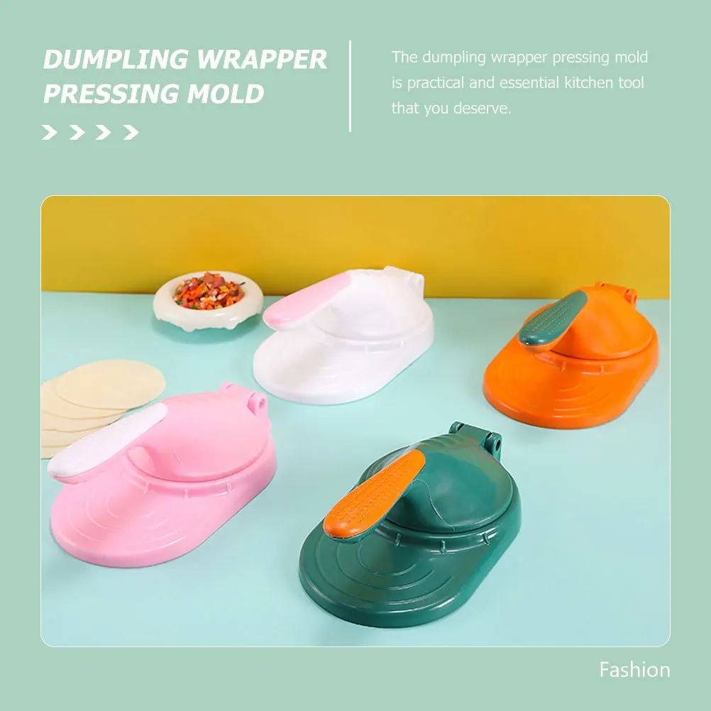 

2Pcs Dumpling Skin Press Dough Wrappers Pressing Molds Easy Clean Kitchen Tool Dumpling Maker Presser Kitchen Utensils