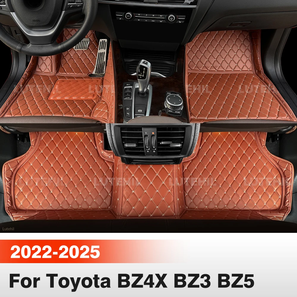 

For Toyota BZ4X BZ3 BZ5 2025 2024 2023 2022 Car Floor Mats All Weather Carpet Cover Floor Liners Interior Protector Accessories