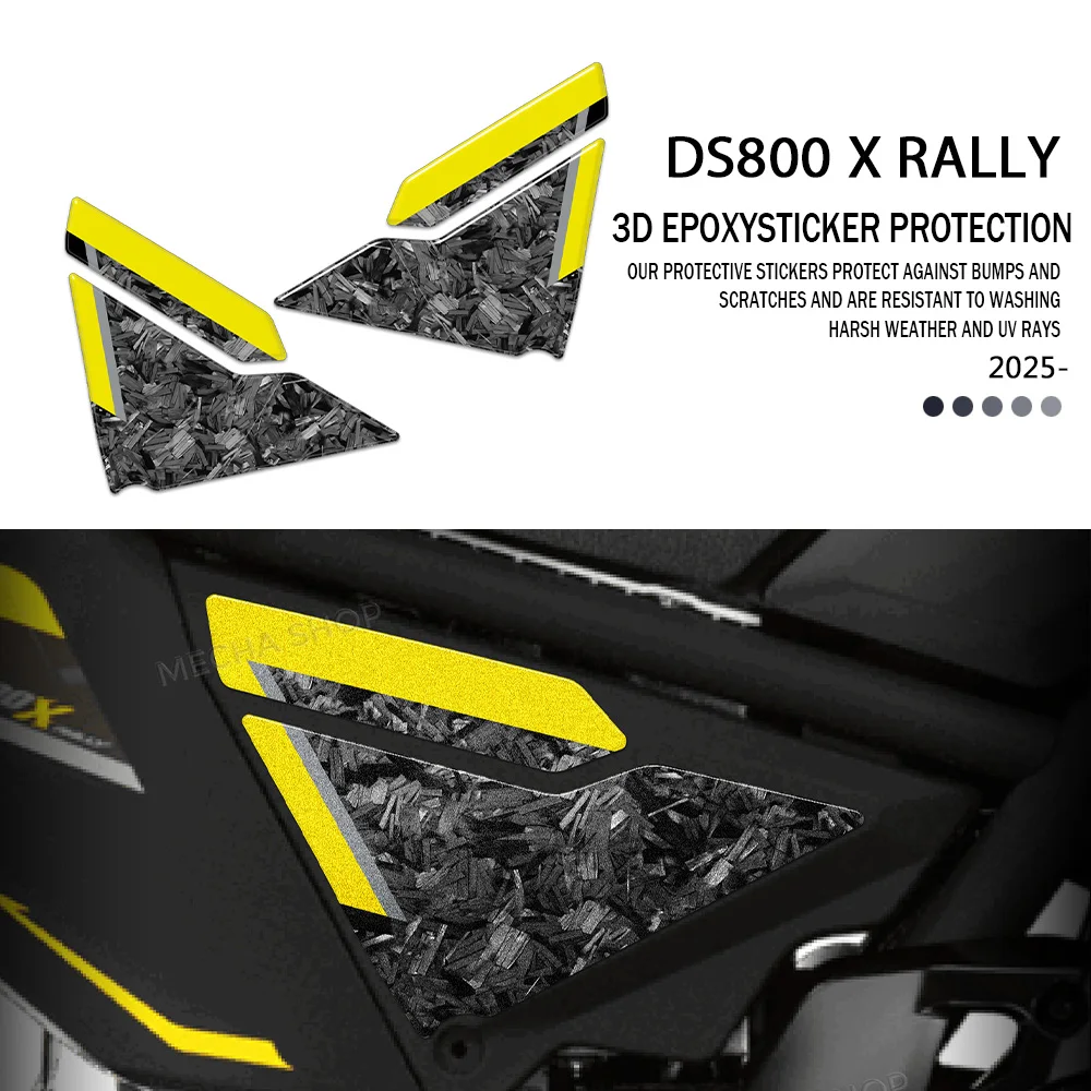 3D Resin Sticker Protection Kit For Voge DS800X Rally 2025- Motorcycle Accessories Under Seat Decal