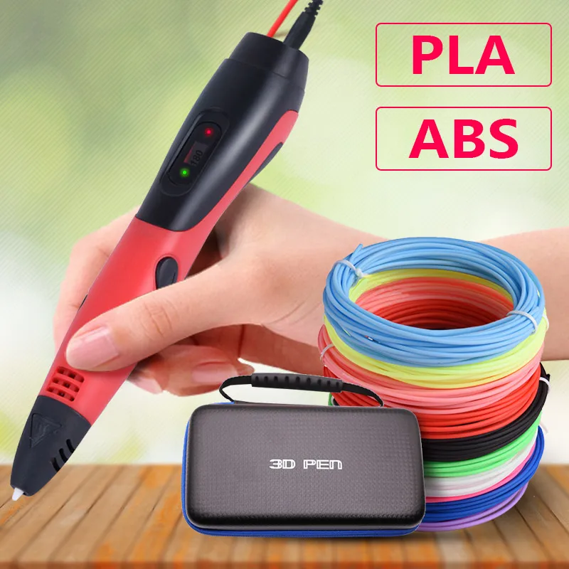 3D Pen DIY Three-dimensional Painting Children Toys Printing Pens ABS PLA Filament 1.75mm USB Output With Beautiful Case
