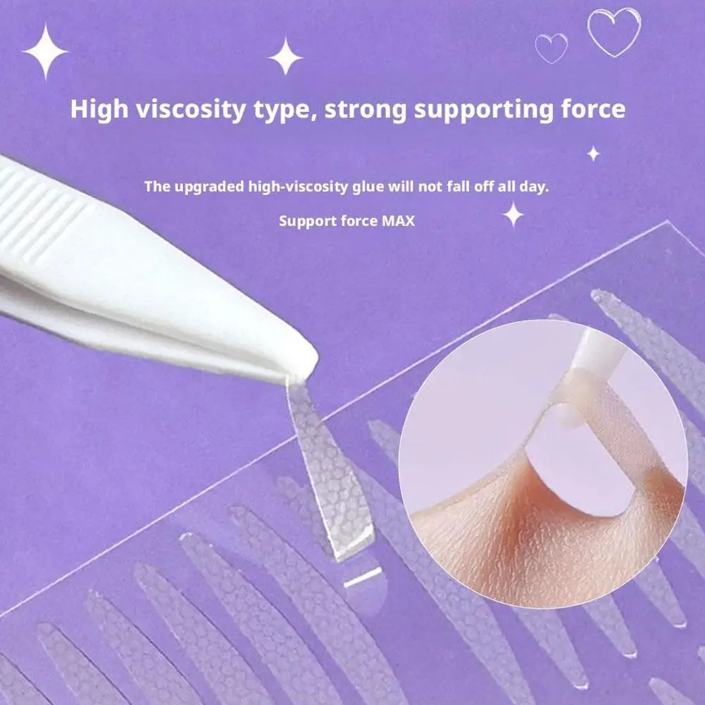 新しいアイステッカーファッションメイクまぶた薄い目に見えないまぶた強粘着目テープステッカー目大きな目メイクツール