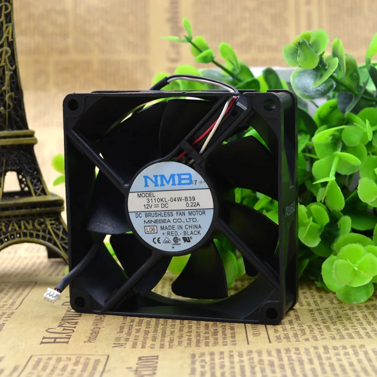 

8025 8CM 3110KL-04W-B39 12V 0.22A Three Chassis Cooling Fan