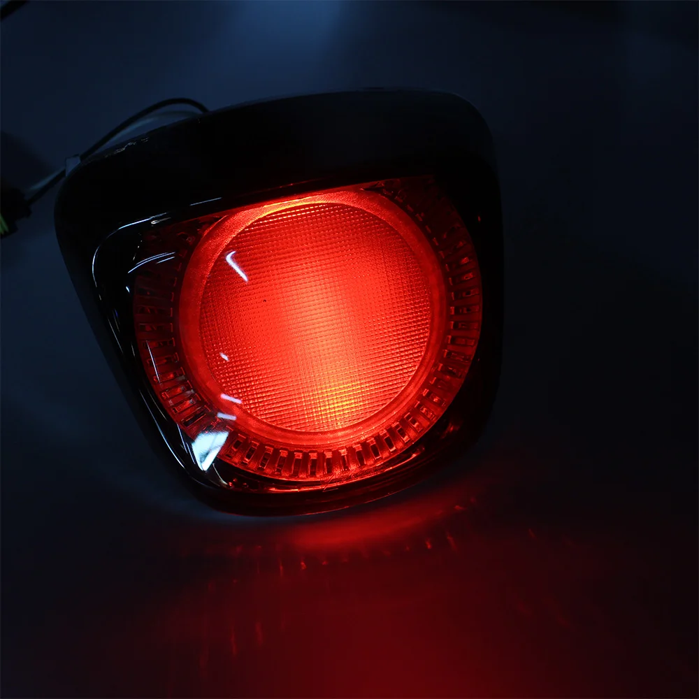 Motorcycle LED Tail Light Signal Color Changing Light for Vespa Spint Spring 2018-2022(Brown