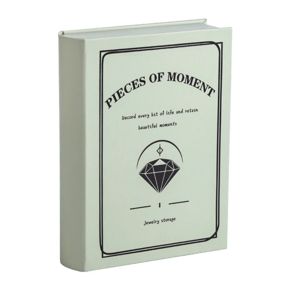 

PU Premium New Book Jewelry Box Large Capacity Creative Jewelry Storage Box Portable High Appearance Level Jewelry Holder