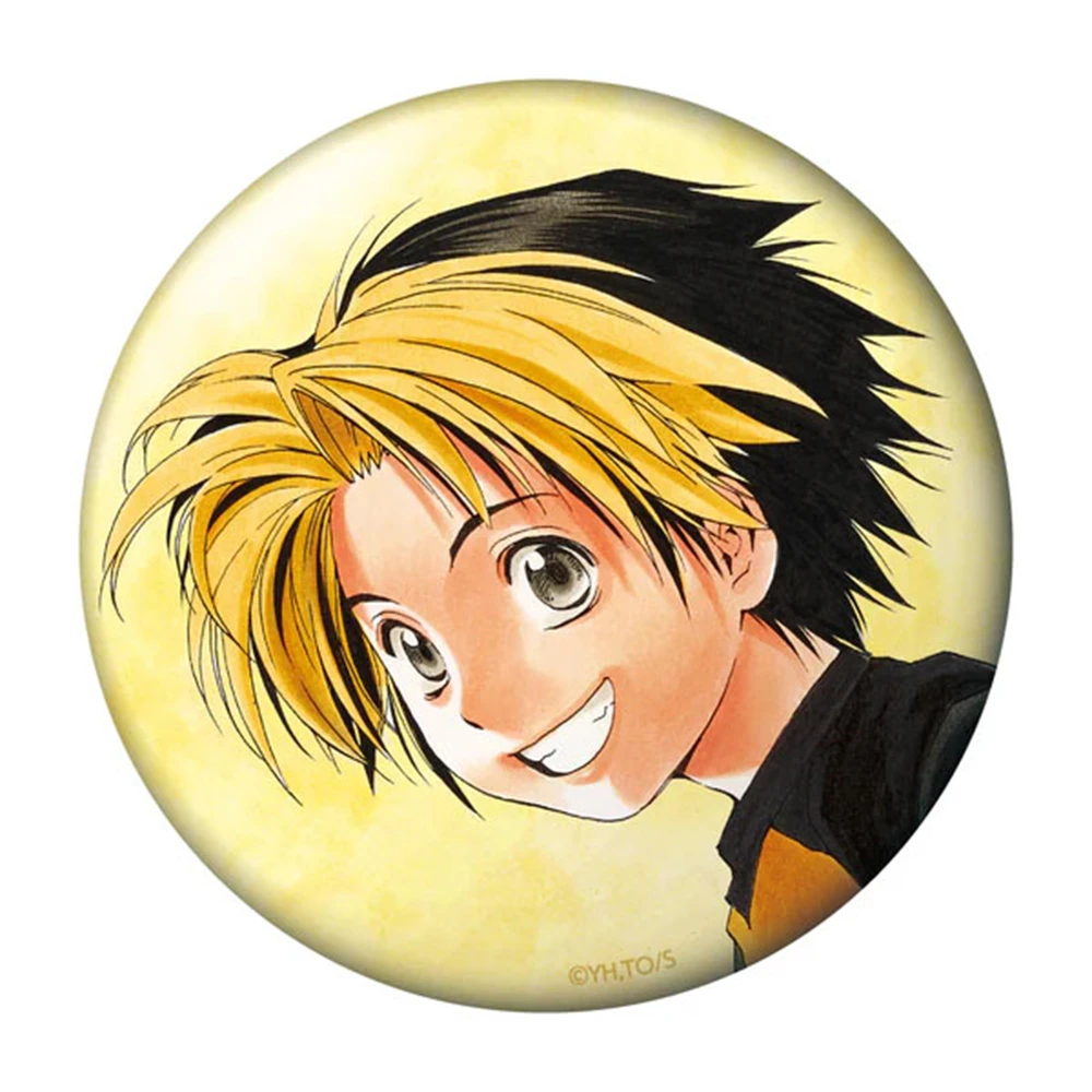 58mm Anime Hikaru no go Akira Sai Cosplay COSTUME Badge Pin SPTE Tinplate Brooch﻿ Prop