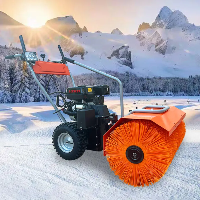 Souffle à neige à essence de haute qualité, souffle d'assainissement sur route, entièrement hydraulique, balayeuse économique, Machine à neige