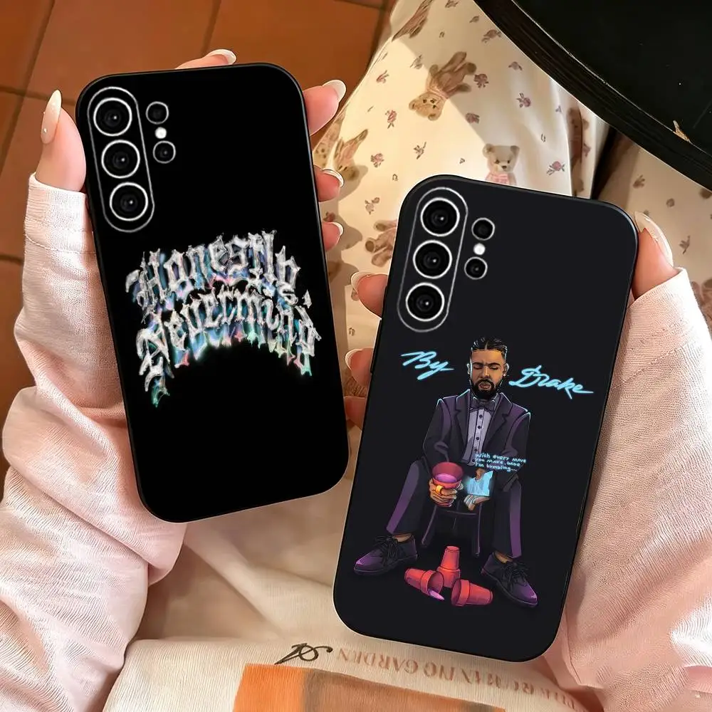 Coque de téléphone NOUVEAU Album Drake « Honestly Nevermind » pour Samsung S25, S24, S21, S22, S23, S30, Ultra, S20, Plus, FE, Note, 10, 9, 5G – Housse noire