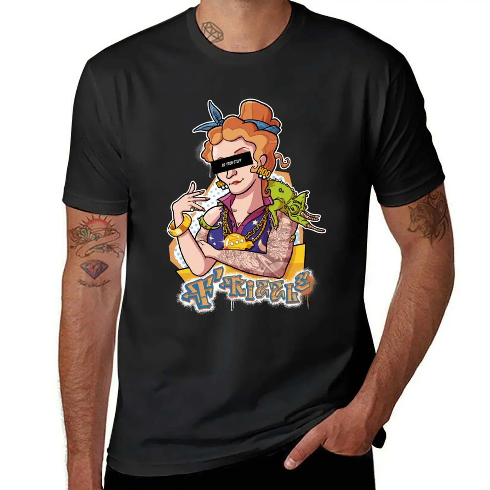 

F' Rizzle T-Shirt heavyweights topping Man t-shirt mens graphic t-shirts hip hop