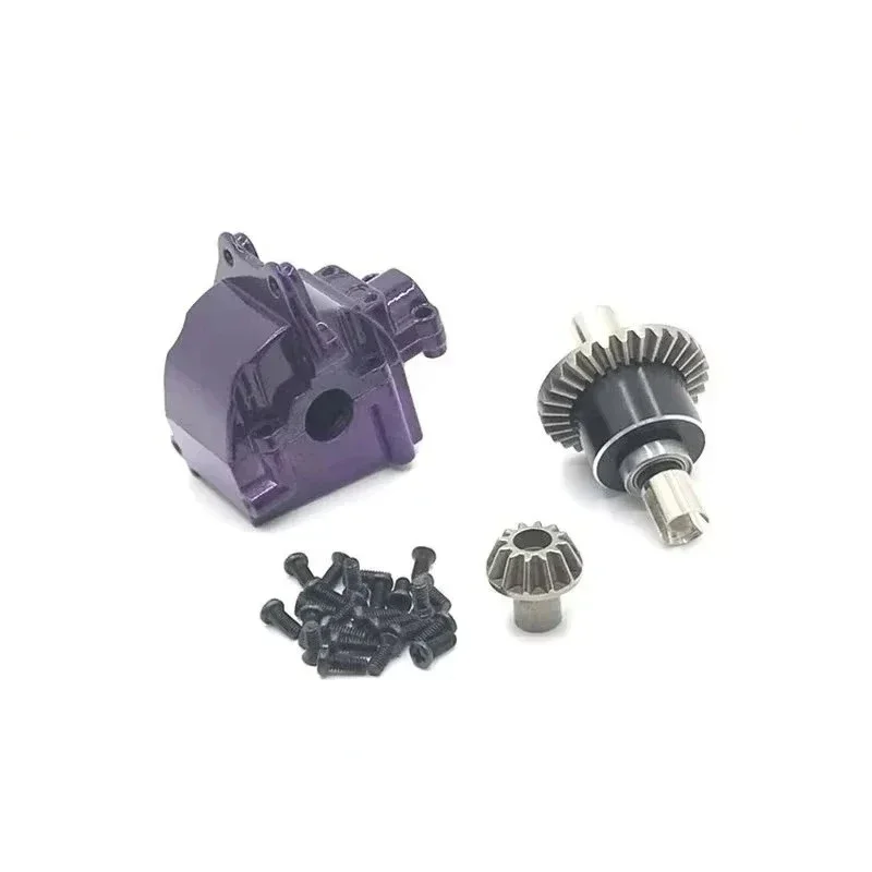 RC Automotive Metalen Upgrade Onderdelen Wltoys 144001 Centrale As Tweede Vloer Versie van Hond Bot Staart Gear Bumper Staaf Onderdelen