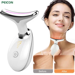 Facial Massager EMS Microcurrent Face Neck Lifting Beauty Tighten Device Thin Double Chin Remove Neck Lines Face Massager