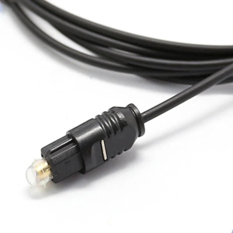 For Toslink Gold-Plated Digital Optical Audio Cable 1m 1.5m 2m 3m 5m SPDIF MD DVD Gold-Plated Cable High Quality