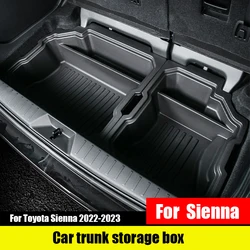 For Toyota Sienna 2023 2022 2021 Selected ABS material injection molded trunk storage box for automobiles