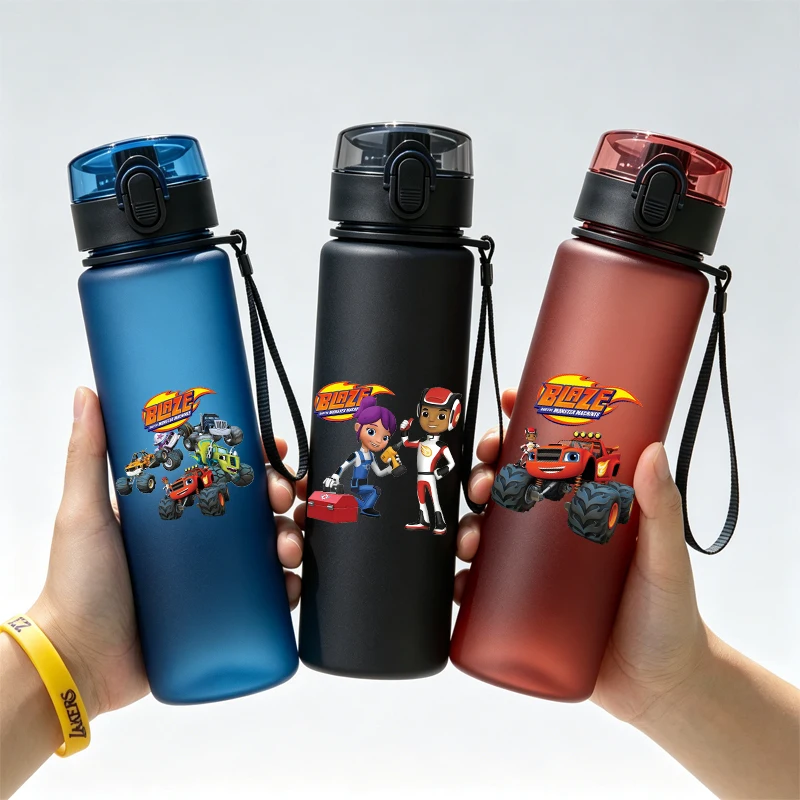 650ml Blaze and The Monster Sports Water Bottle Motivational Leak Proof Portable Cup Outdoor Travel Gym Jugs BIRTHDAY Gift