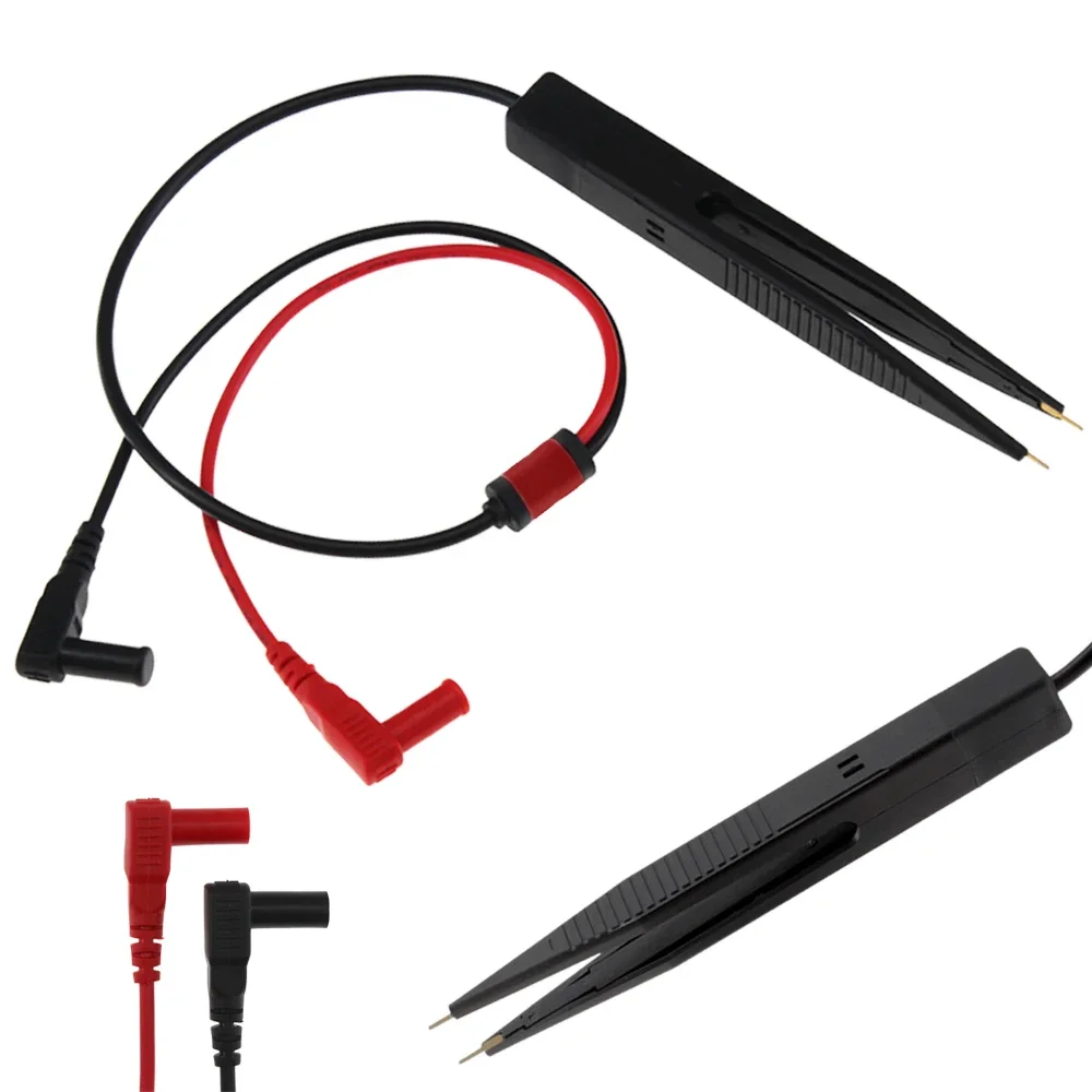 69cm Multimeter Probe Digital Multimeter SMD SMT Test Clip Meter Probe Tweezers for FLUKE for Vichy Resistor Multimeter Tester