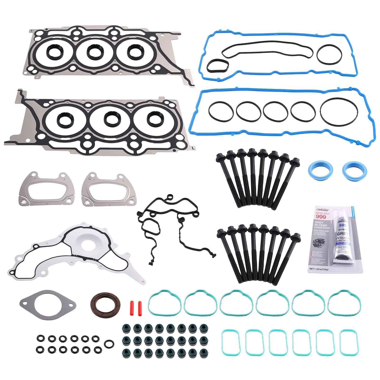 

Head Gasket Set Bolts For Ram Chrysler Dodge Avenger Jeep 3.6L DOHC VIN G 11-16