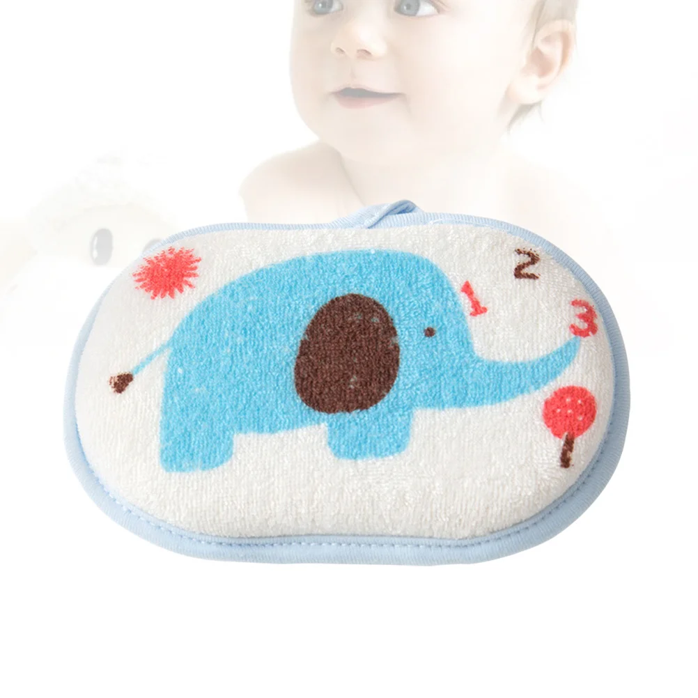 

Baby Bath Sponge Cotton Material Elephant Style Soft Bath Towel for Newborn Baby Shower Delicate Skin Cleanser