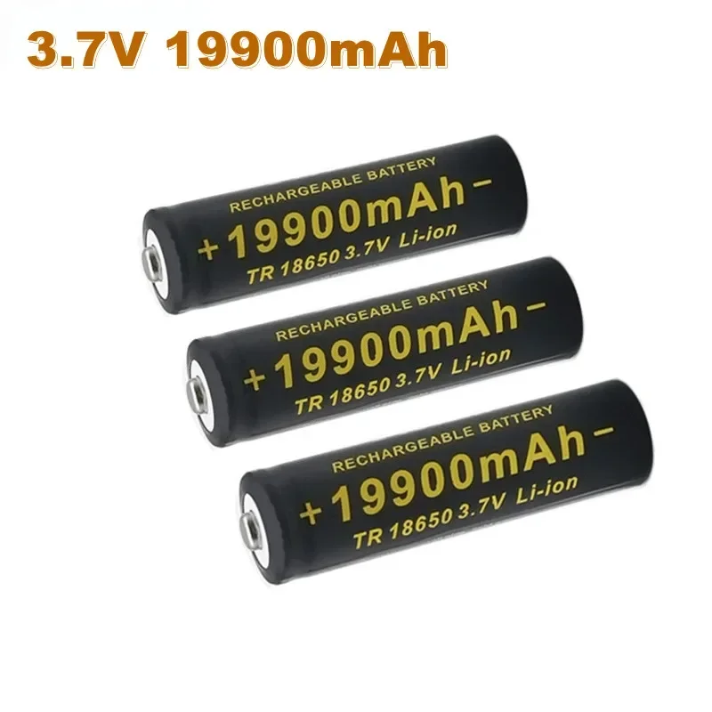 100% New 3.7V 18650 19900mAh high capacity batteries Li-ion lithium battery for flashlight battery